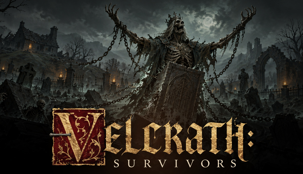 Velcrath: Survivors — the Gravebound Monarch in chains